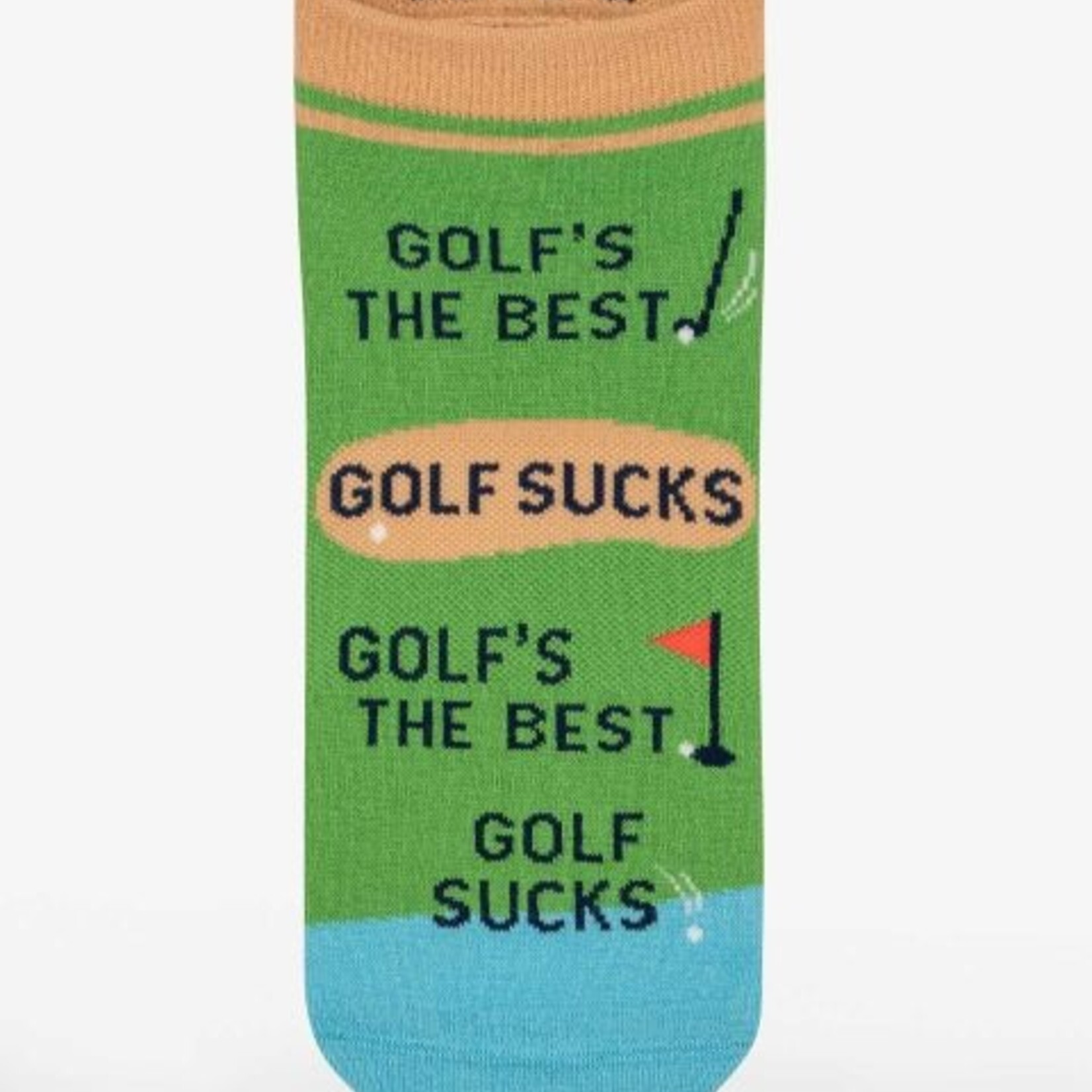 Blue Q Blue Q - Golf Sucks Sneaker Socks