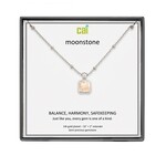 CAI - Necklace - Siver Classic Gems - Moonstone