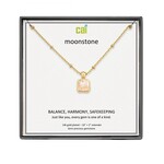 CAI - Necklace - Gold Classic Gems - Moonstone