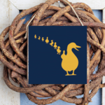 Rustic Marlin Rustic Marlin - Square Twine Sign - Boston Ducklings