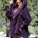 Nordic Beach Nordic Beach - Cozy Cardigan - Amethyst Night