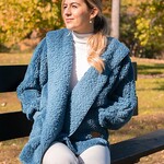 Nordic Beach Nordic Beach - Cozy Cardigan - Blue Denim