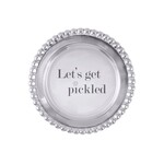 Mariposa Mariposa - Let's Get Pickled Beaded Wine Coaster