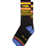 Gumball Poodle Gumball Poodle - Crew Socks - Think Good Thoughts