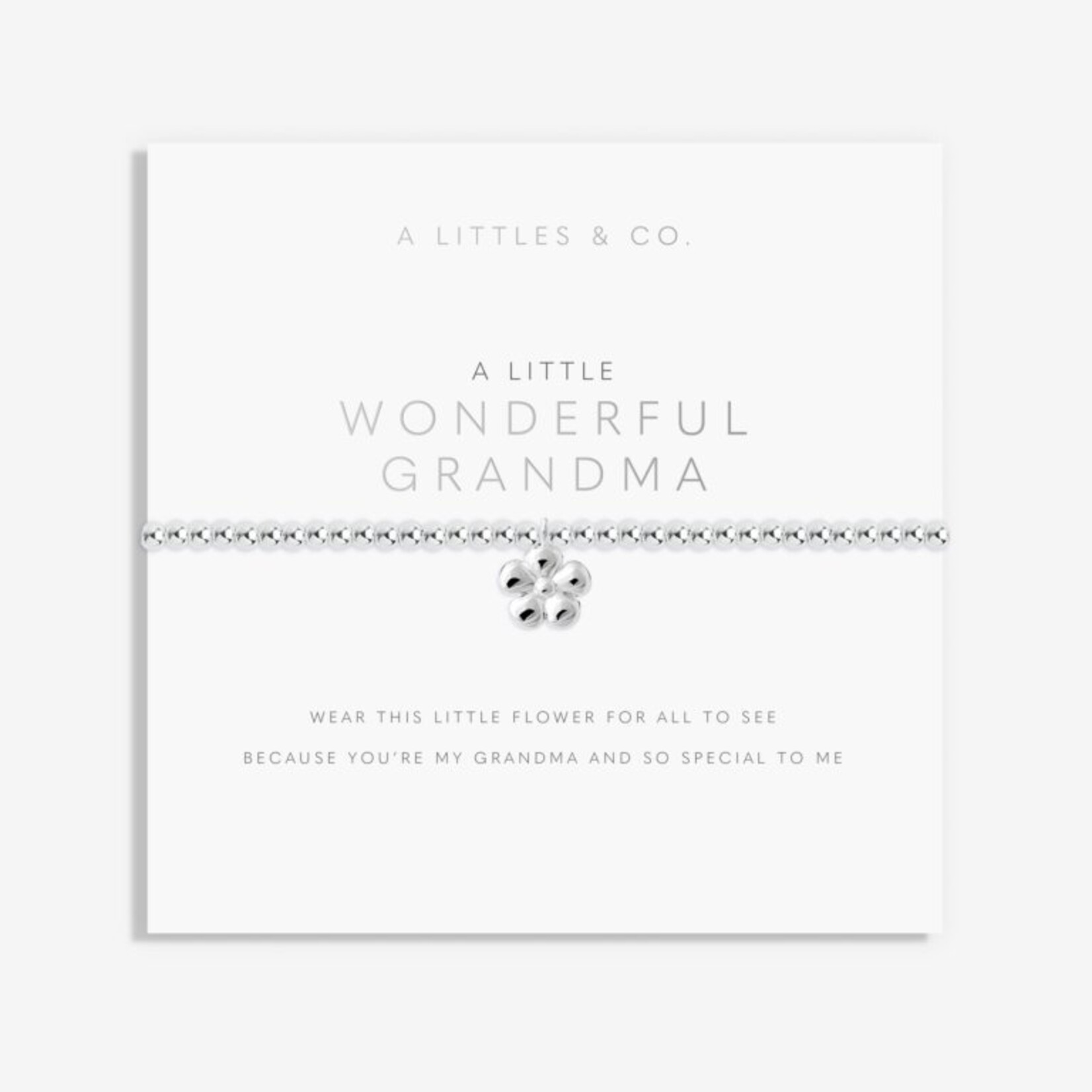 A Littles & Co A  Littles & Co - Silver Wonderful Grandma Bracelet
