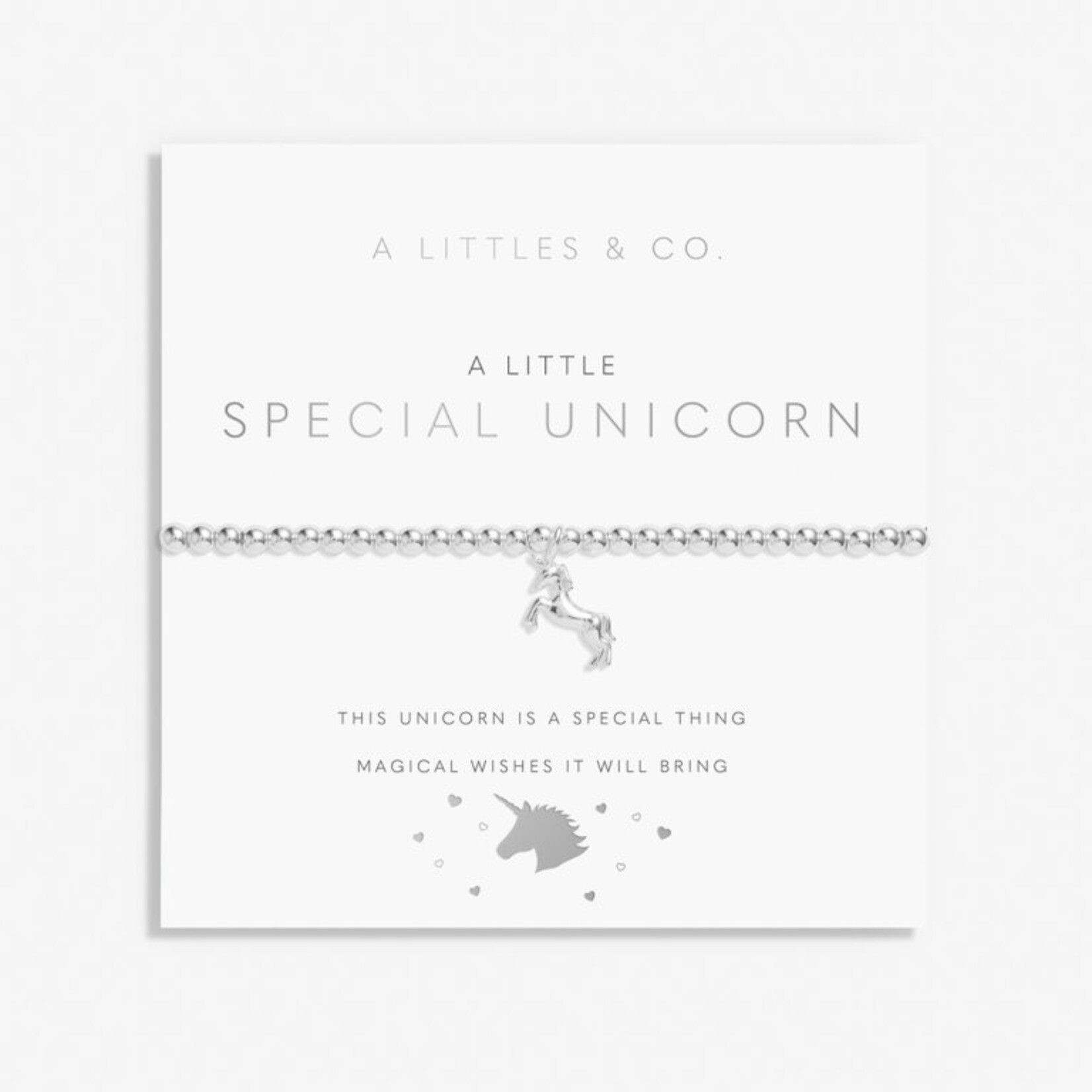 A Littles & Co A Littles & Co - Children's - Special Unicorn Bracelet Silver