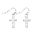 Periwinkle Periwinkle - Earrings - Hammered Cross