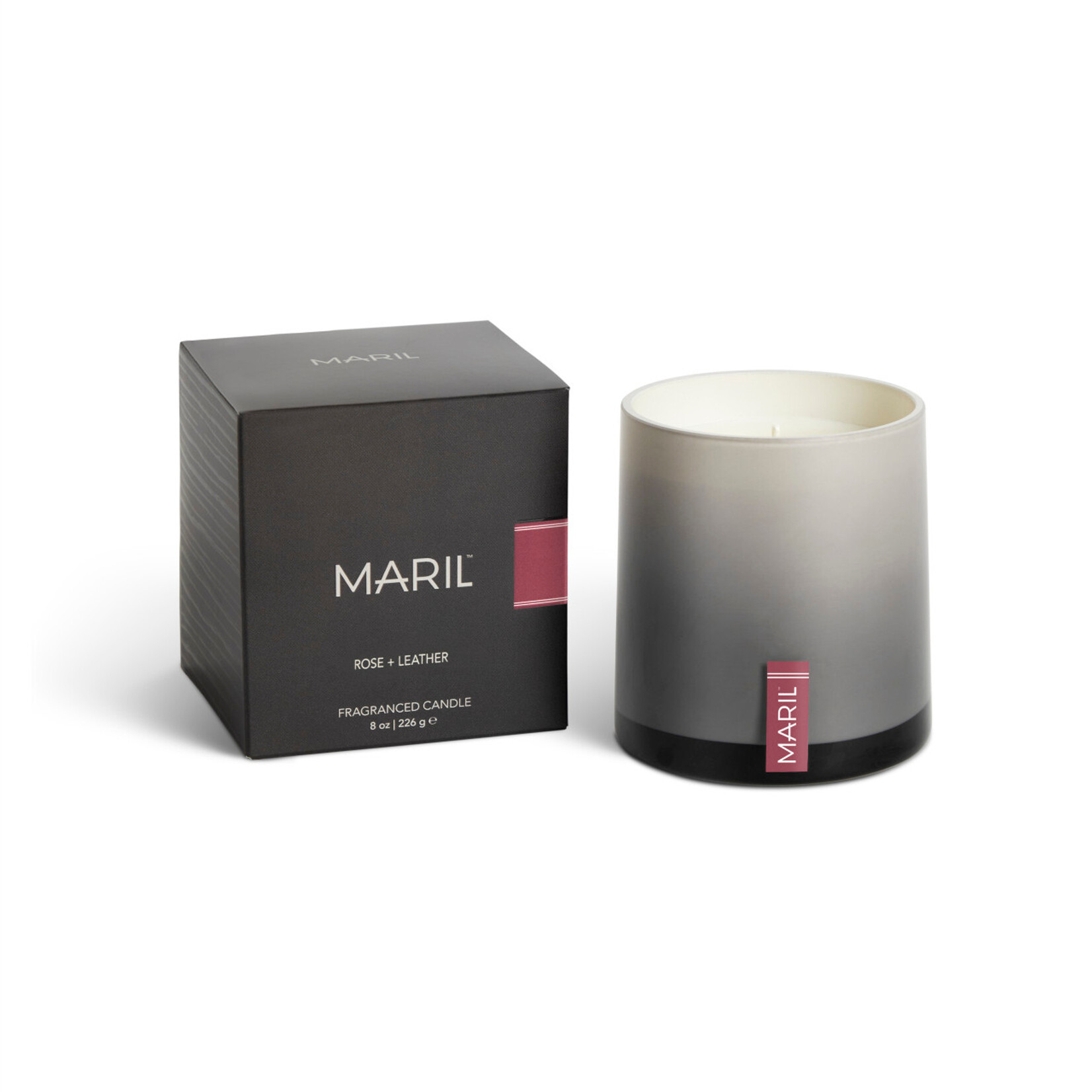 Maril Maril - 8oz Poured Candle - Rose & Leather