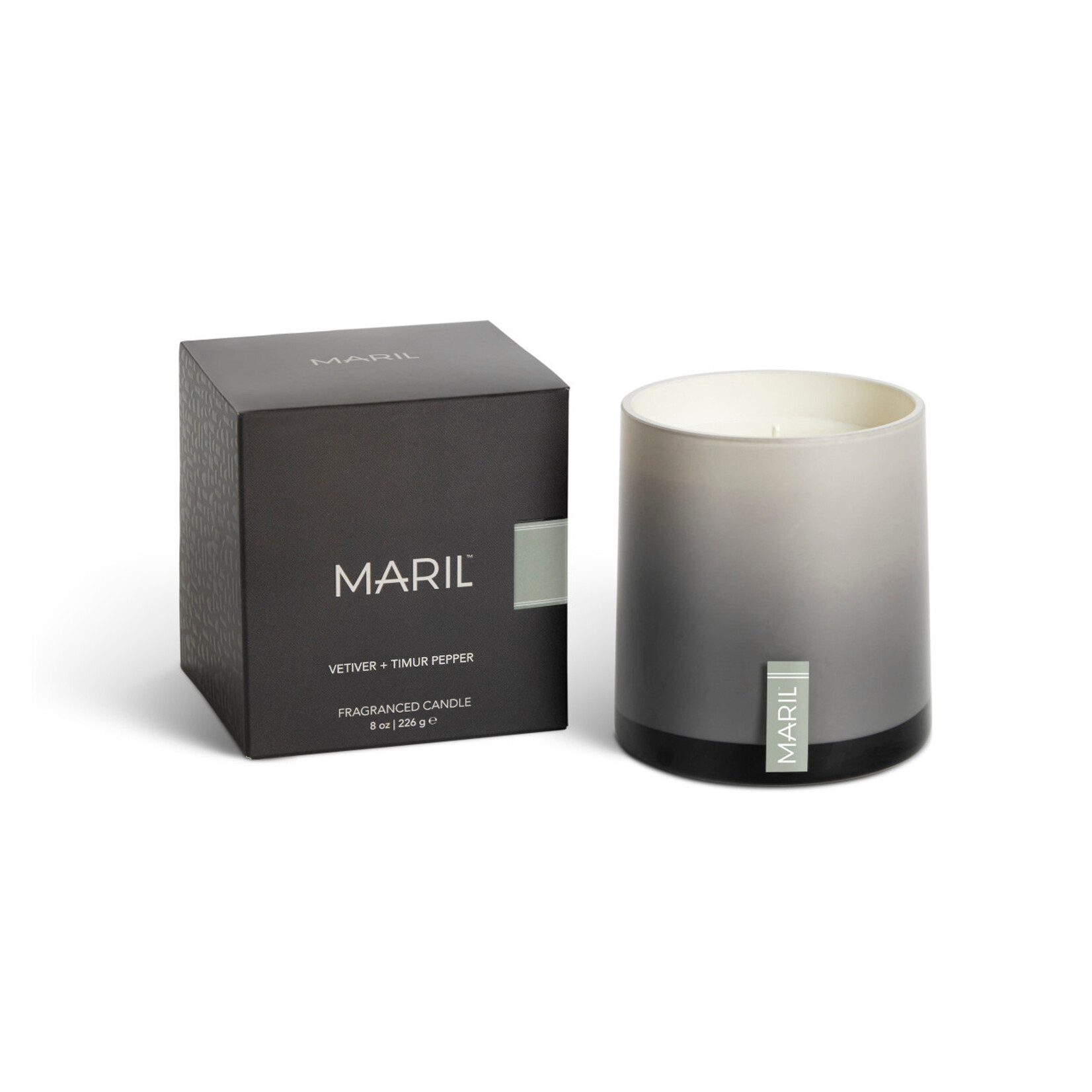 Maril Maril - 8oz Poured Candle - Vetiver & TImur Pepper