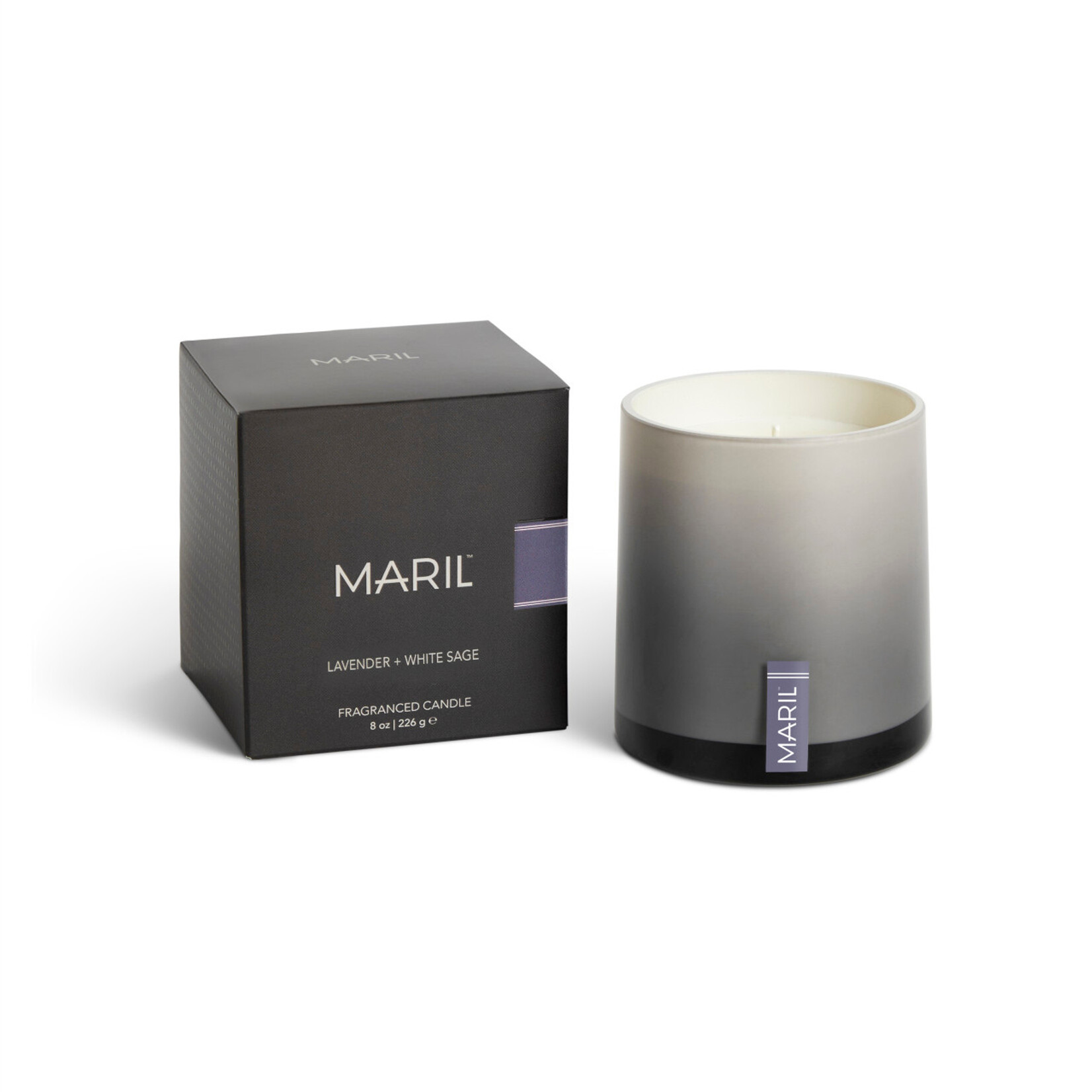 Maril Maril - 8oz Poured Candle - Lavender & White Sage