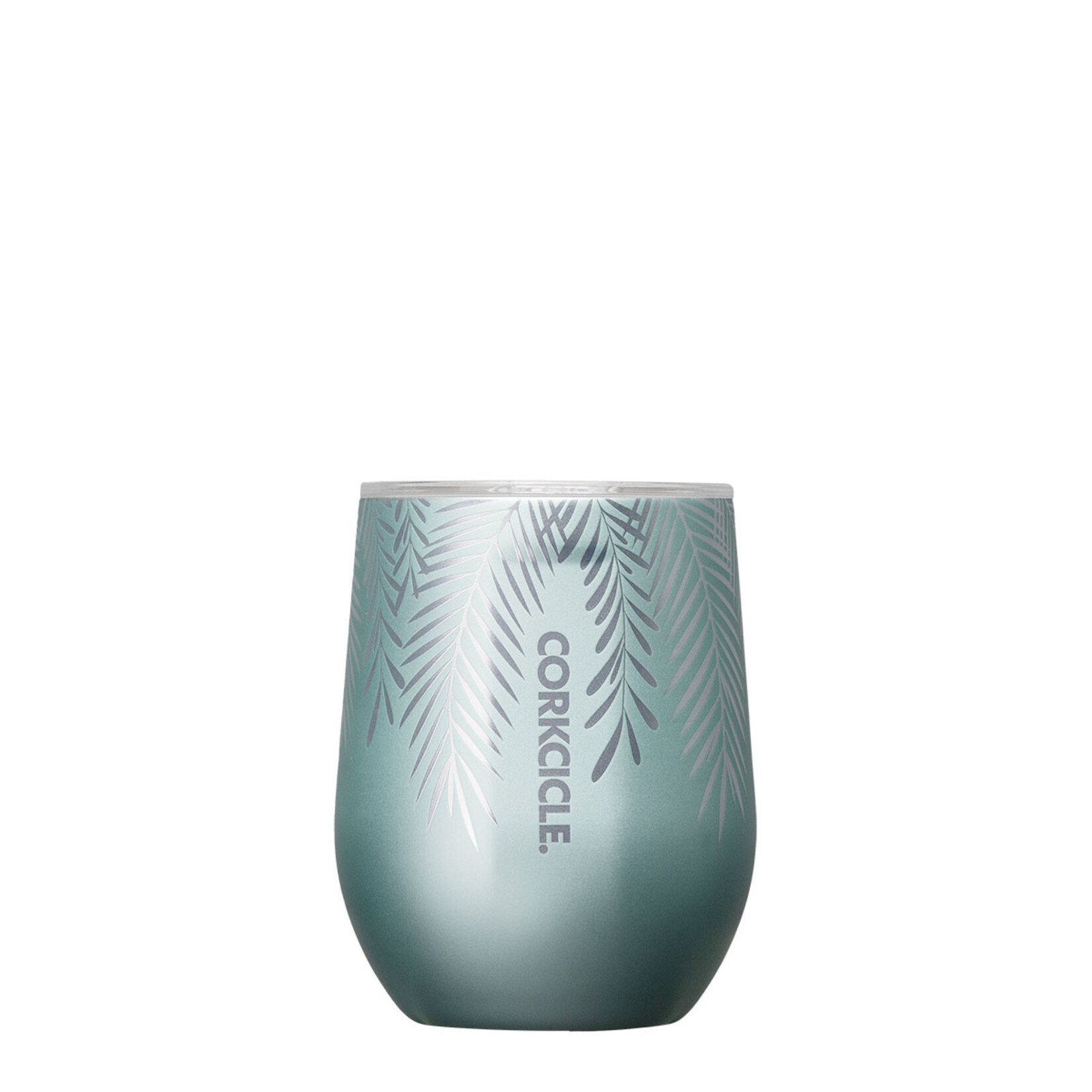 Corkcicle Corkcicle - 12 oz Stemless - Frosted Pines Jade