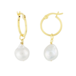fyb FYB - Earrings Kaia Hoop Gold Pearl