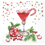 Boston International Boston International - Cocktail Napkin - Christmas Martini