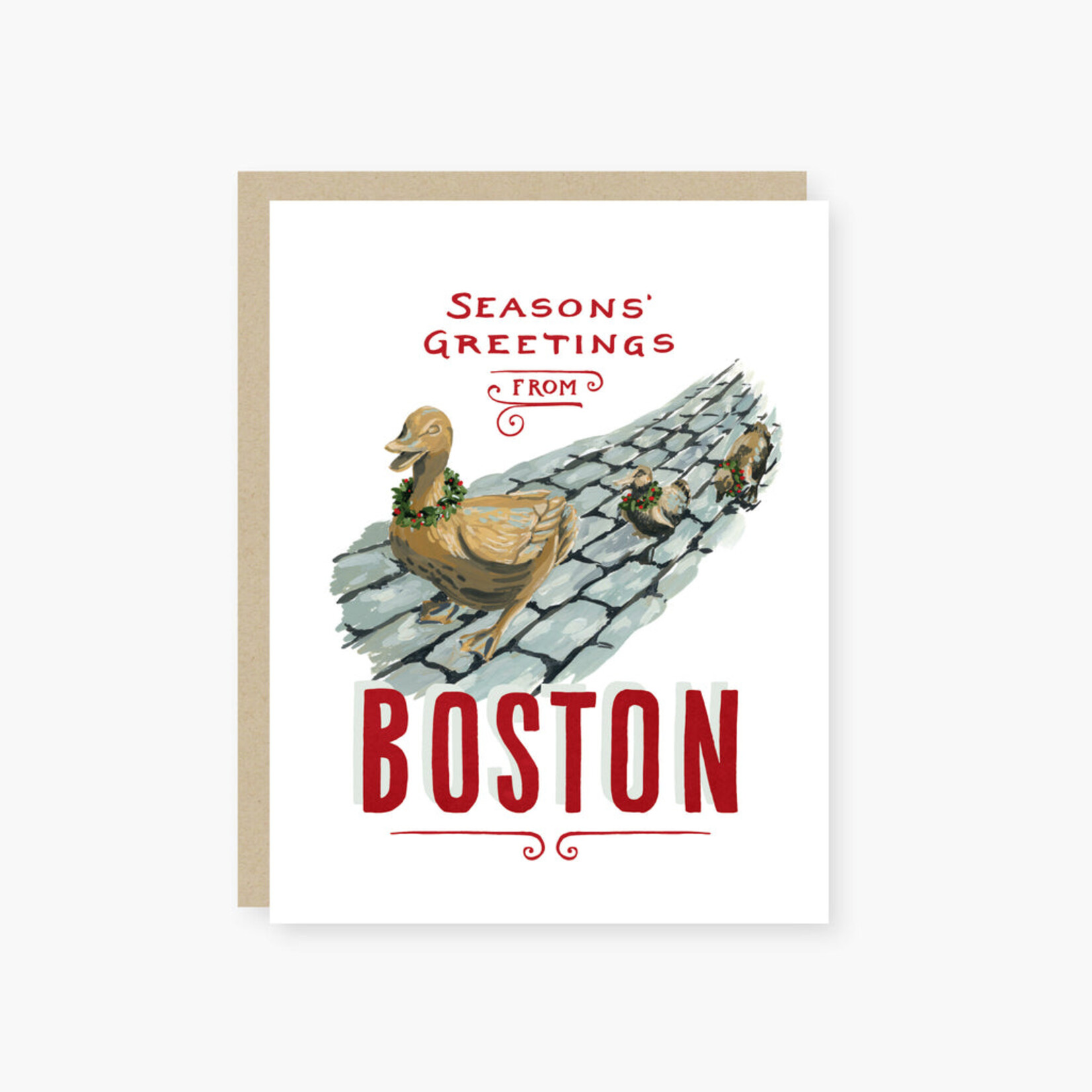 2021 Co 2021 Co. - Seasons Greetings Ducks Holiday Card