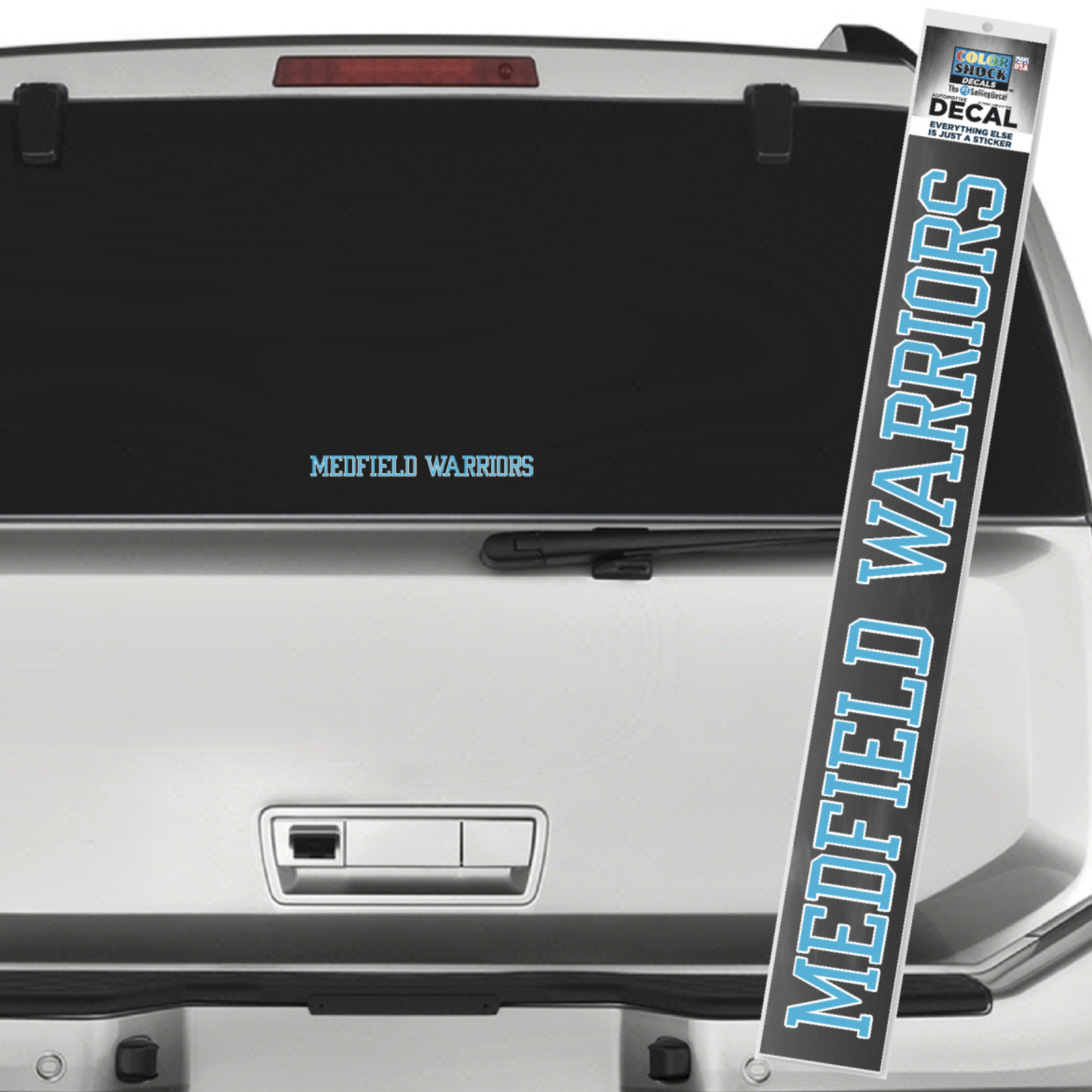 Color Shock - Medfield Warrior Car Decal