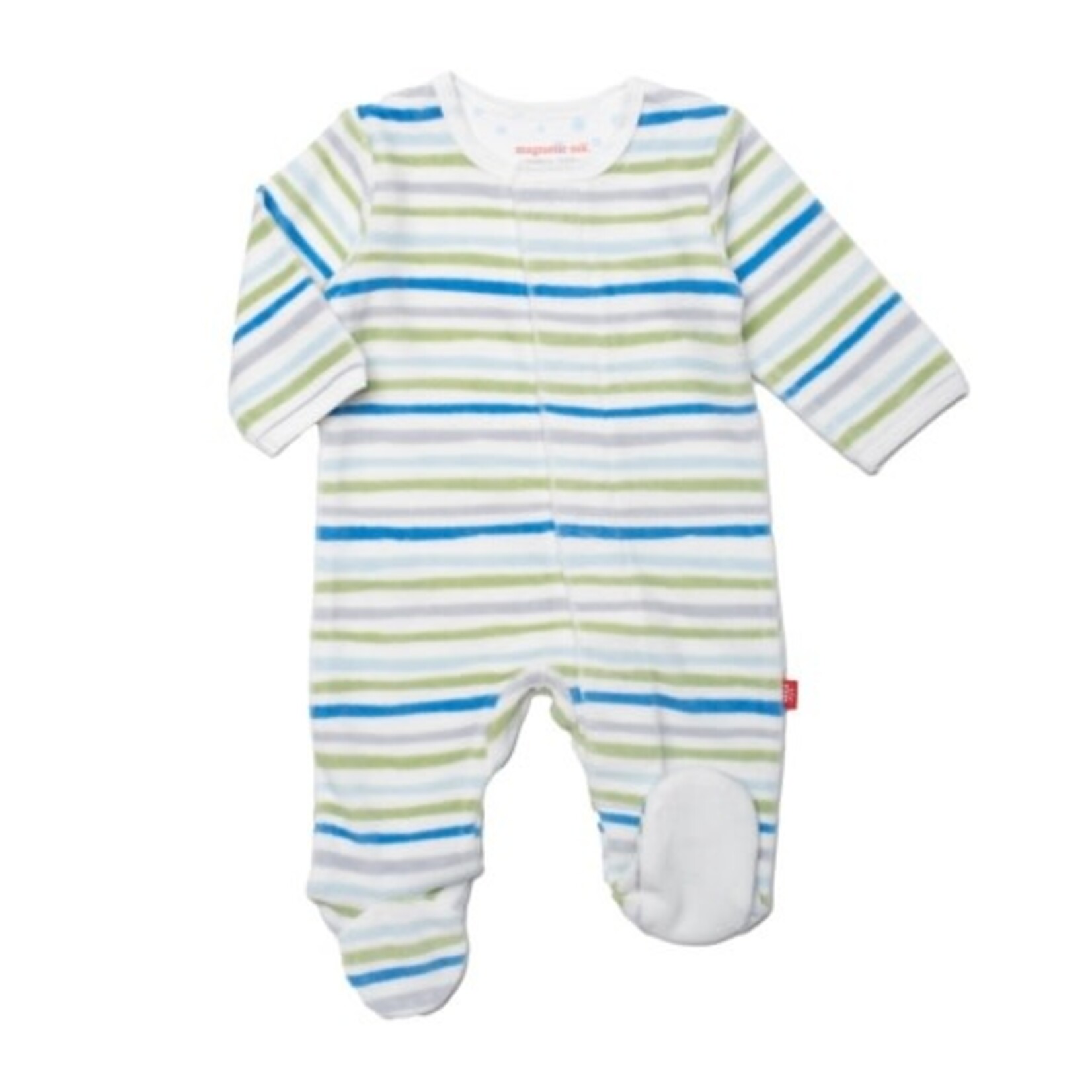 Magnetic Me Magnetic Me - MULTI STRIPES Footie