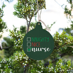 Rustic Marlin Rustic Marlin - Ornament - Naughty Nice Nurse