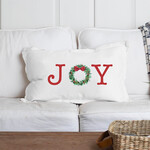 Rustic Marlin Rustic Marlin - Lumbar Pillow - Joy Wreath