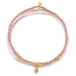 Scout Curated Wears Scout Curated Wears - Chromacolor Miyuki Bracelet Trio - Blush/Gold