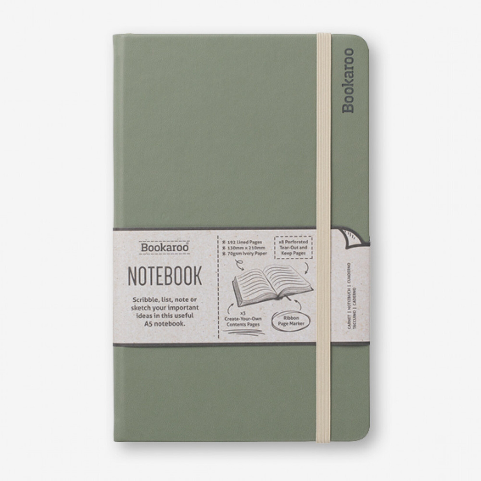 Bookaroo Notebook Journal - Fern