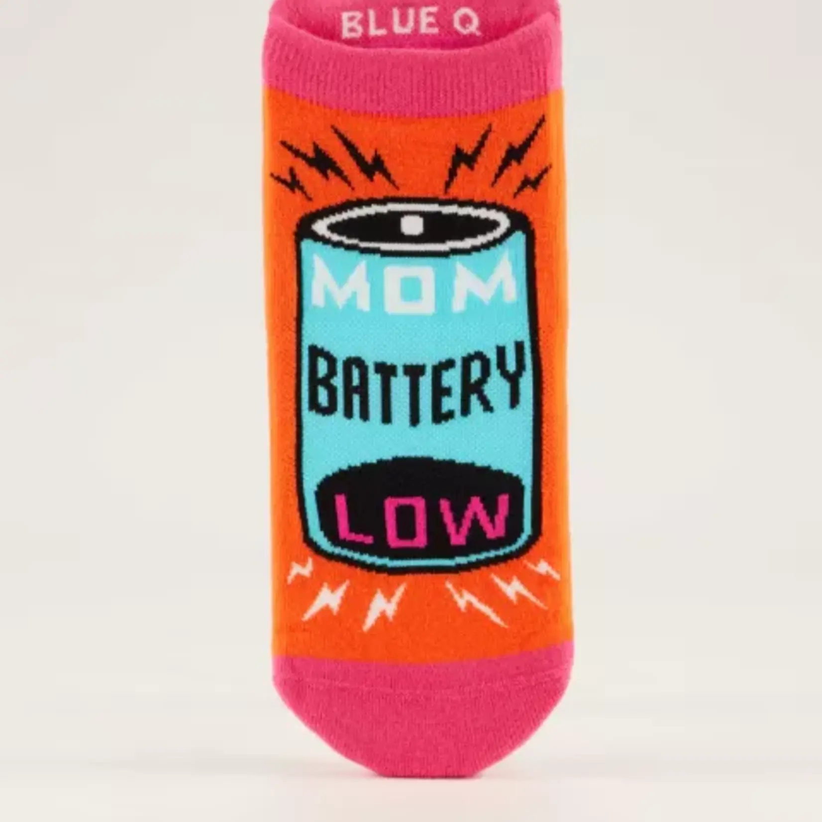 Blue Q Blue Q - S/M Mom Battery Sneaker Socks