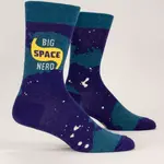 Blue Q Blue Q - Big Space Nerd Men's Crew Socks