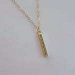 True By Kristy True By Kristy - Gold Filled Necklace - Lila CZ