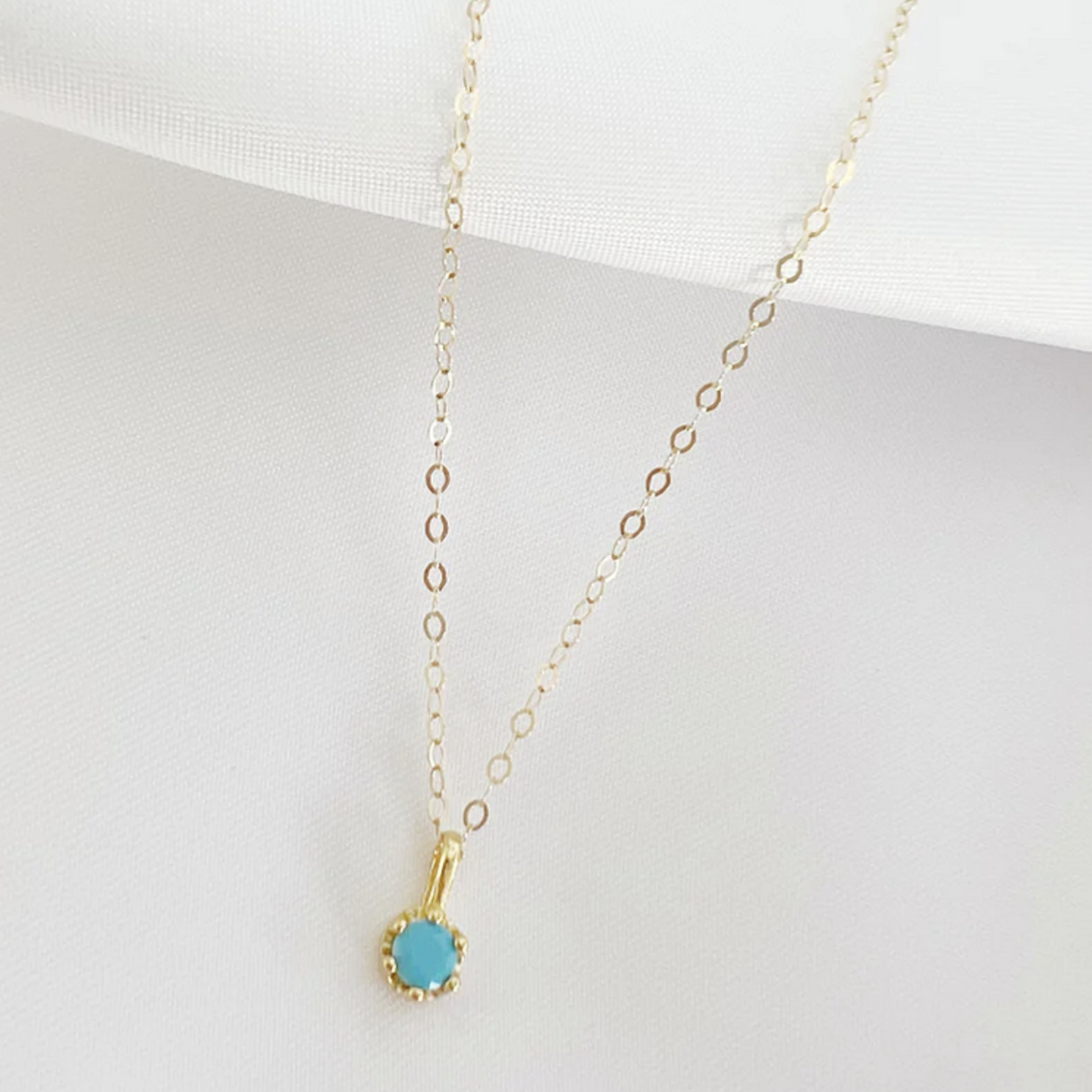 True By Kristy True By Kristy - Gold Filled Necklace - Oceane Turquoise