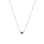 fyb FYB - Birthstone Necklaces - Silver