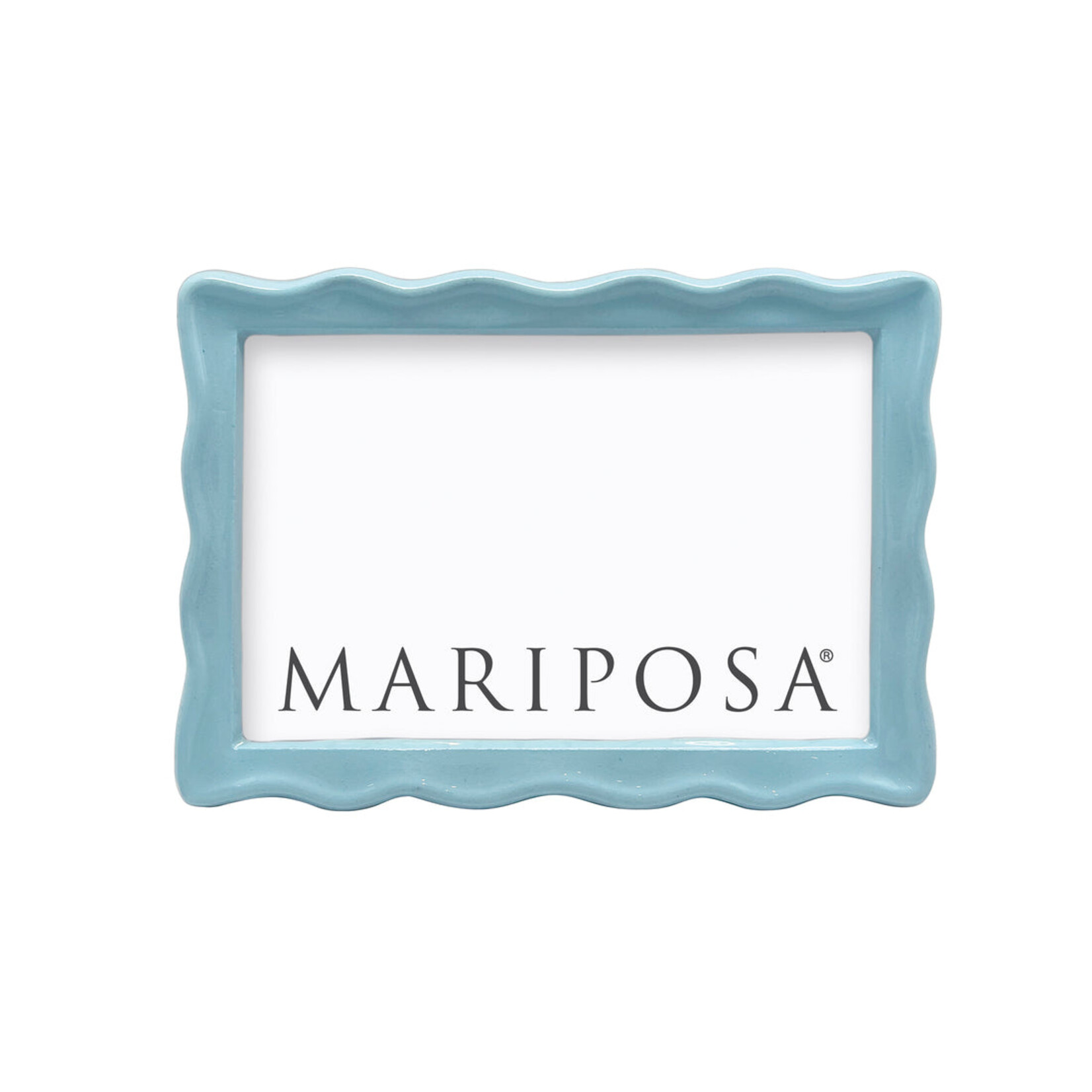 Mariposa Mariposa - Wavy 4x6 Frame - Aqua