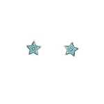 Rebecca Accessories Rebecca Accessories - Earrings - Blue Star Post