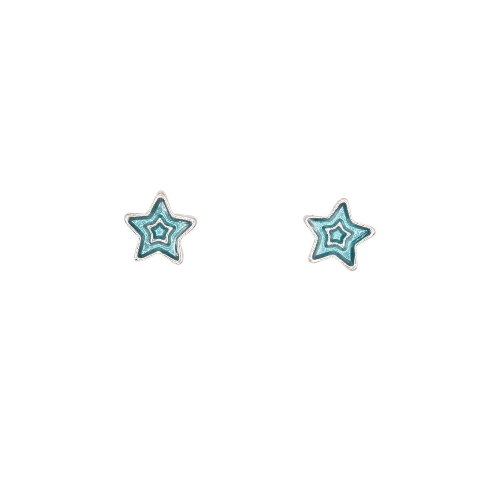 Rebecca Accessories Rebecca Accessories - Earrings - Blue Star Post