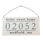 Rustic Marlin Rustic Marlin - Twine Hanging Sign - Home Sweet Home 02052 Medfield, MA