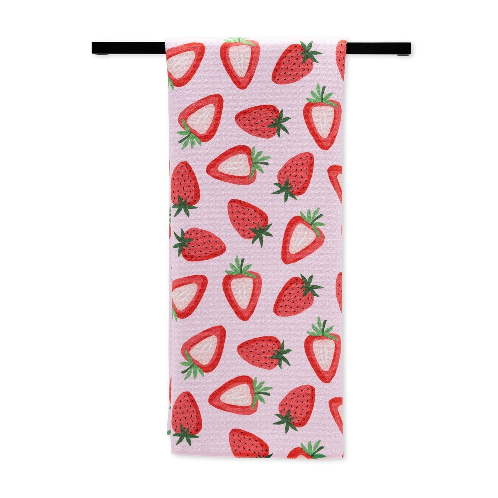 Geometry Geometry - Sweet Strawberry Kitchen Tea Towel