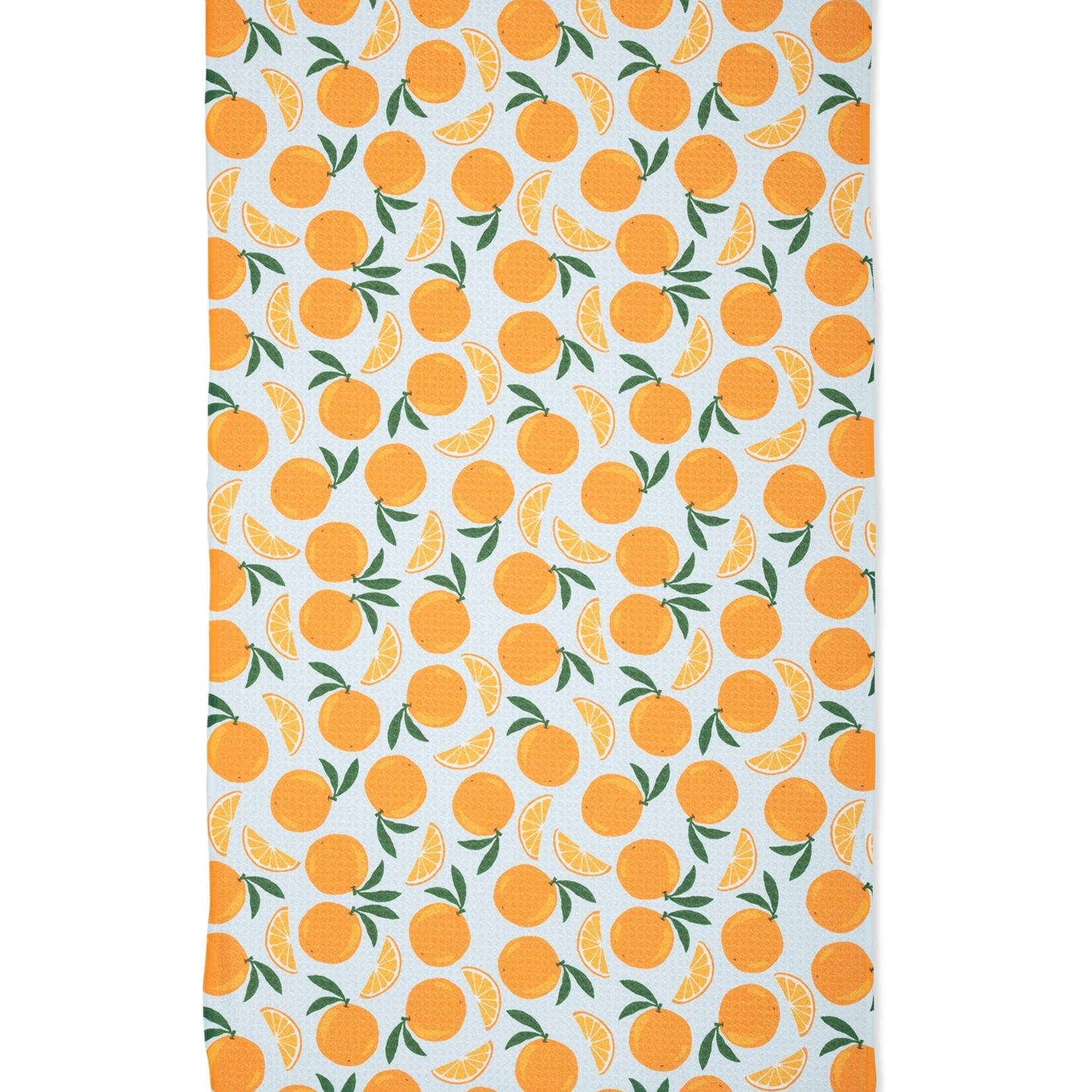 Geometry Geometry -  Sweet Orange Kitchen Tea Towel