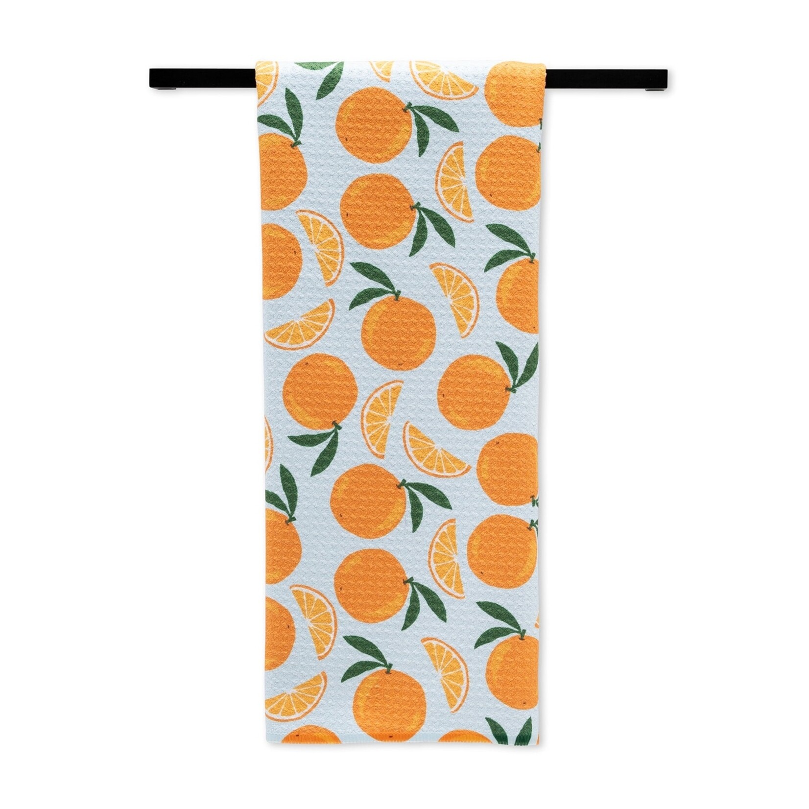 Geometry Geometry -  Sweet Orange Kitchen Tea Towel