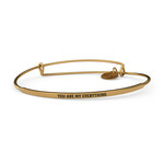 &LIVY &LIVY - Gold POSY You Are My Everything Bangle
