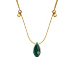 &LIVY &LIVY - Emerald on Gold Hyevibe Crystal Slider