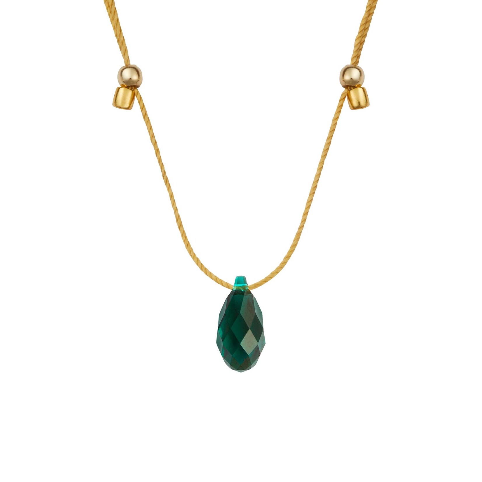 &LIVY &LIVY - Emerald on Gold Hyevibe Crystal Slider