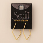 Scout Curated Wears Scout Curated Wears - Refined Earring Collection - Orion Diamond Hoop/Gold Vermeil
