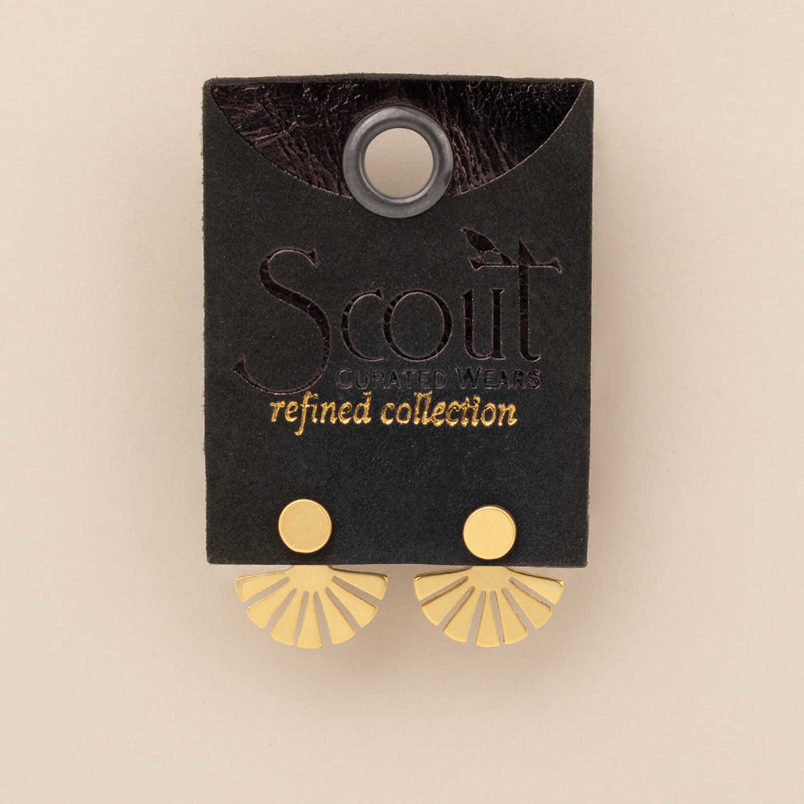 Scout Curated Wears Scout Curated Wears - Refined Earring Collection - Sunburst Ear Jacket/Gold Vermeil