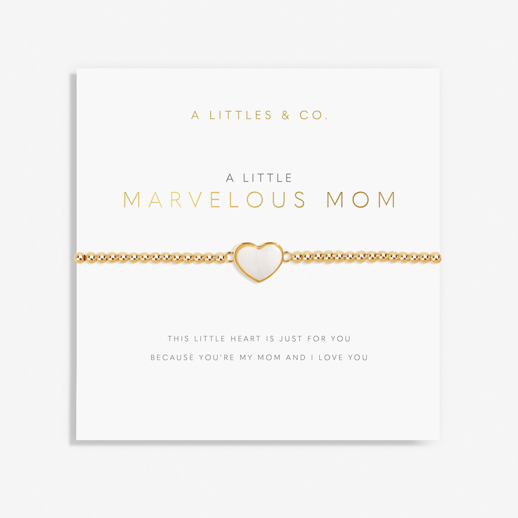 A Littles & Co A  Littles & Co - Gold Marvelous Mom Bracelet