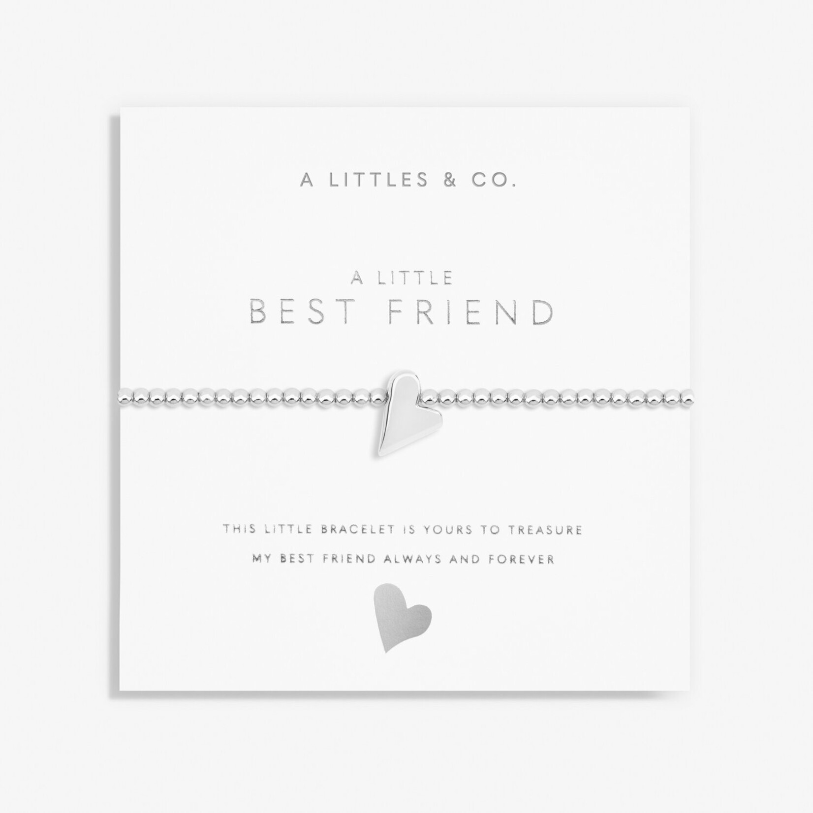 A Littles & Co A  Littles & Co - Silver Best Friend Bracelet