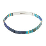 Scout Curated Wears Scout Curated Wears - Good Karma Miyuki Bracelet - Brave Cobalt/Silver