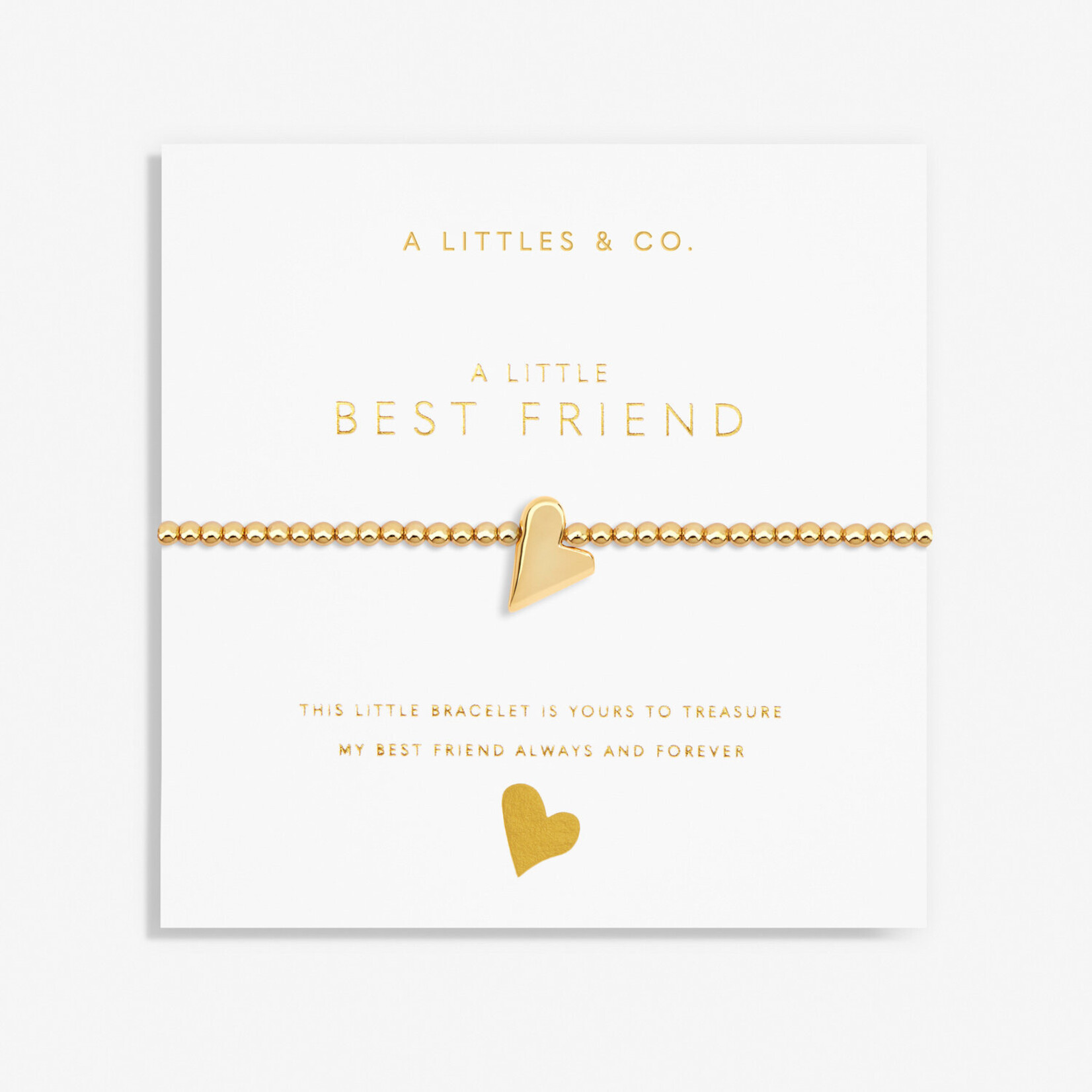 A Littles & Co A  Littles & Co - Gold Best Friend Bracelet