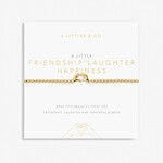 A Littles & Co A  Littles & Co - Gold Friendship Laughter Happiness Bracelet
