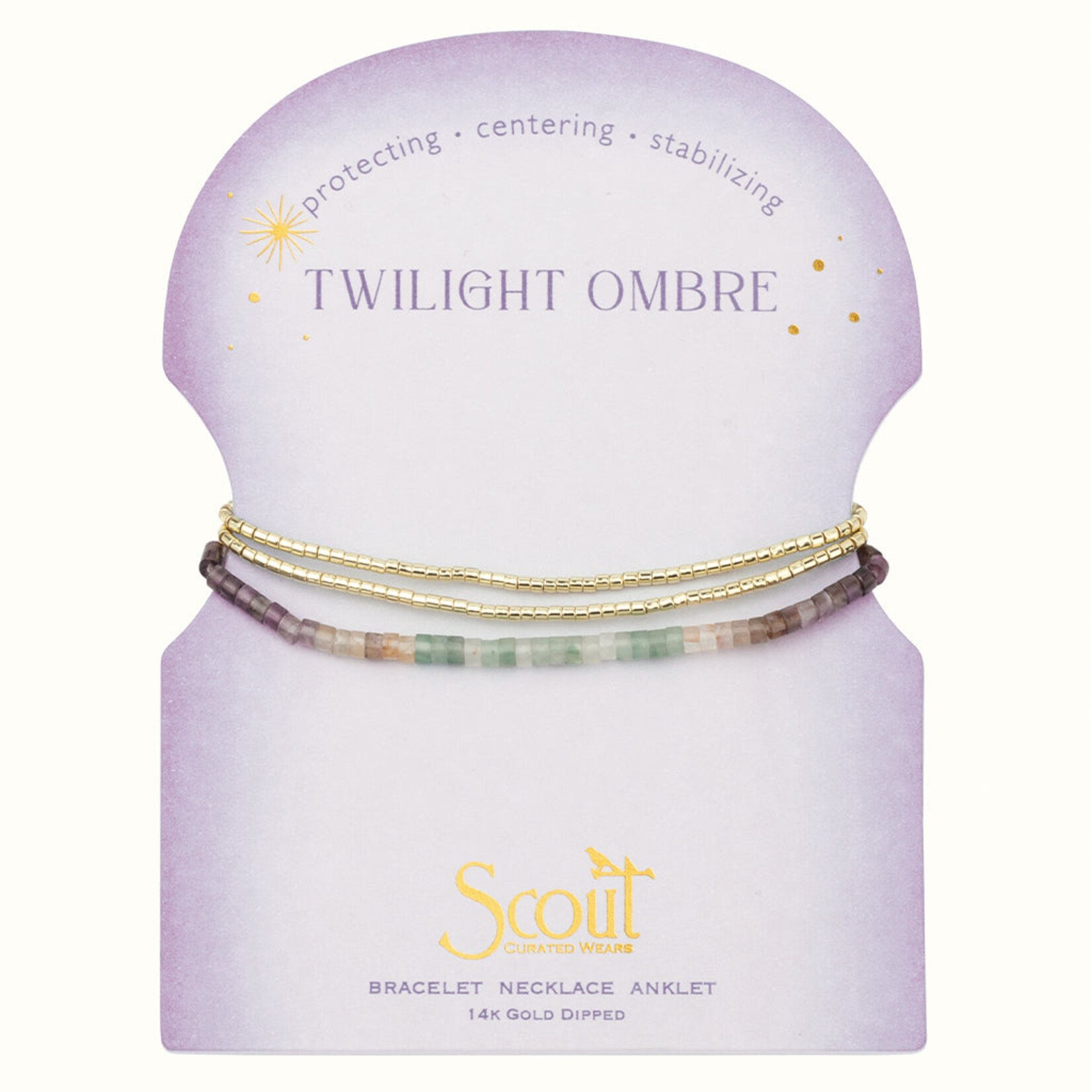 Scout Curated Wears Scout Curated Wears - Ombre Stone Wrap - Twilight/Gold