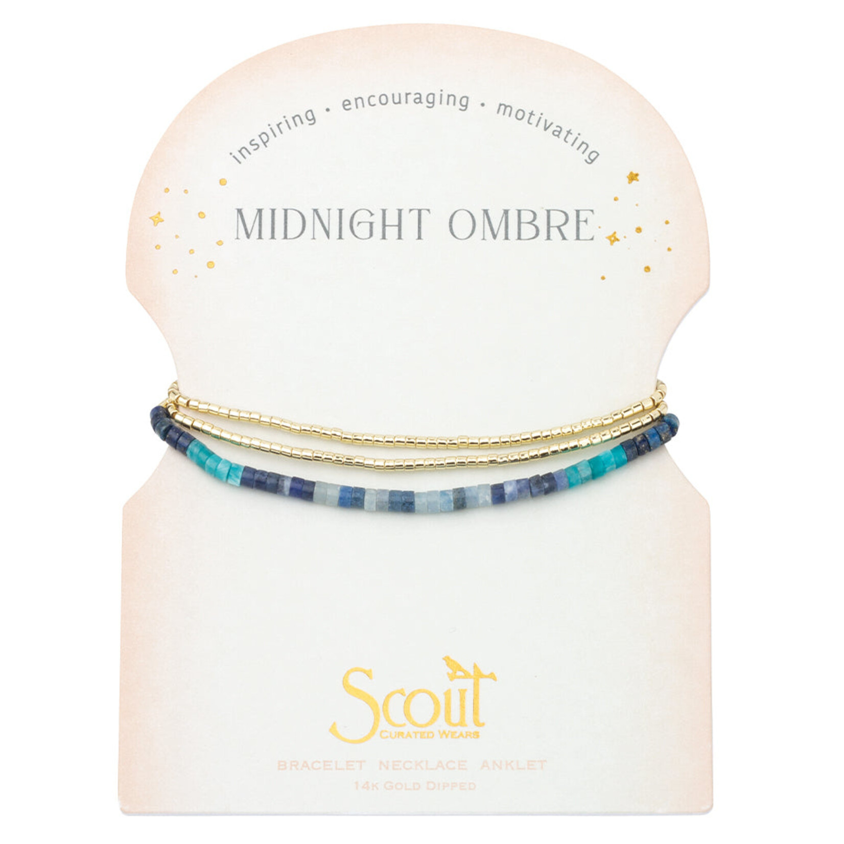 Scout Curated Wears Scout Curated Wears - Ombre Stone Wrap - Midnight/Gold