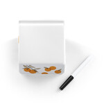 Demdaco Demdaco - Write On! Ceramic Notepad - Citrus Orange