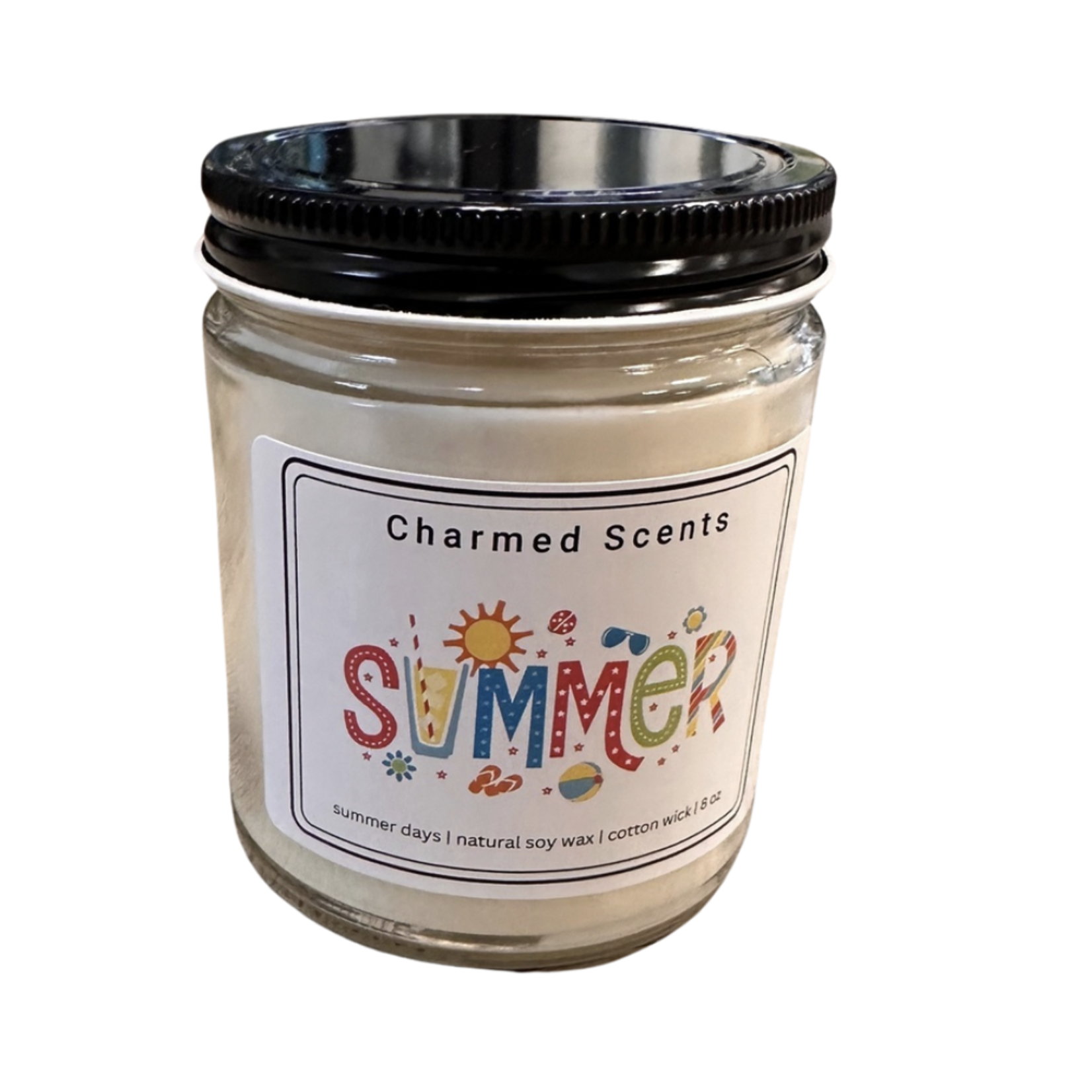 Charmed Scents - 8 oz Soy Candle - Summer